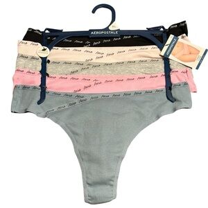 NWT•Aeropostale Women’s 5pk thong panty set XL